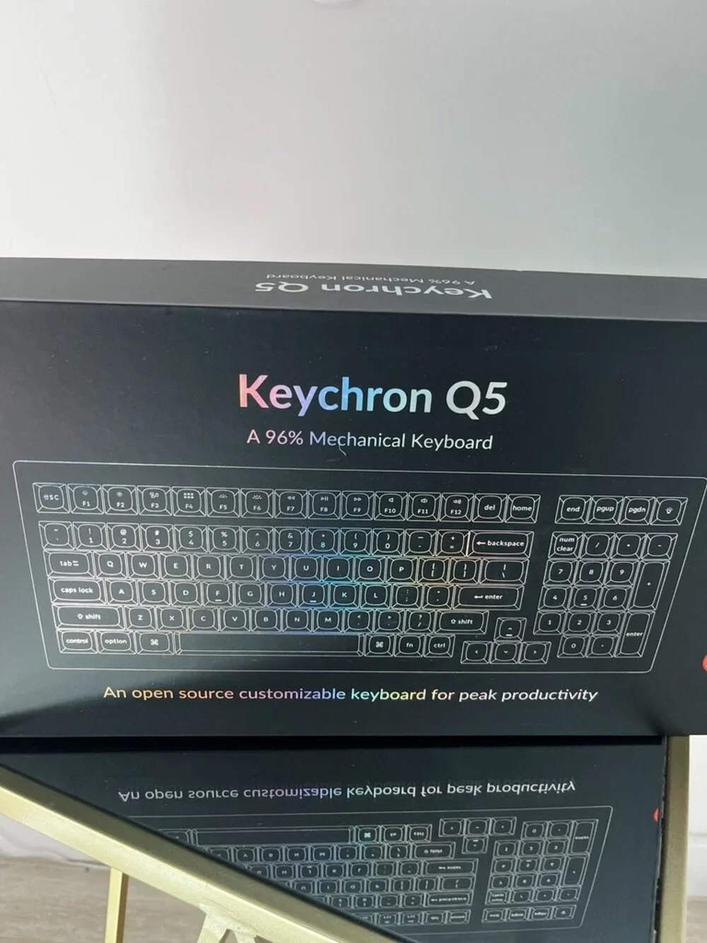 Keychron Q5 QMK Custom Mechanical Keyboard in Black